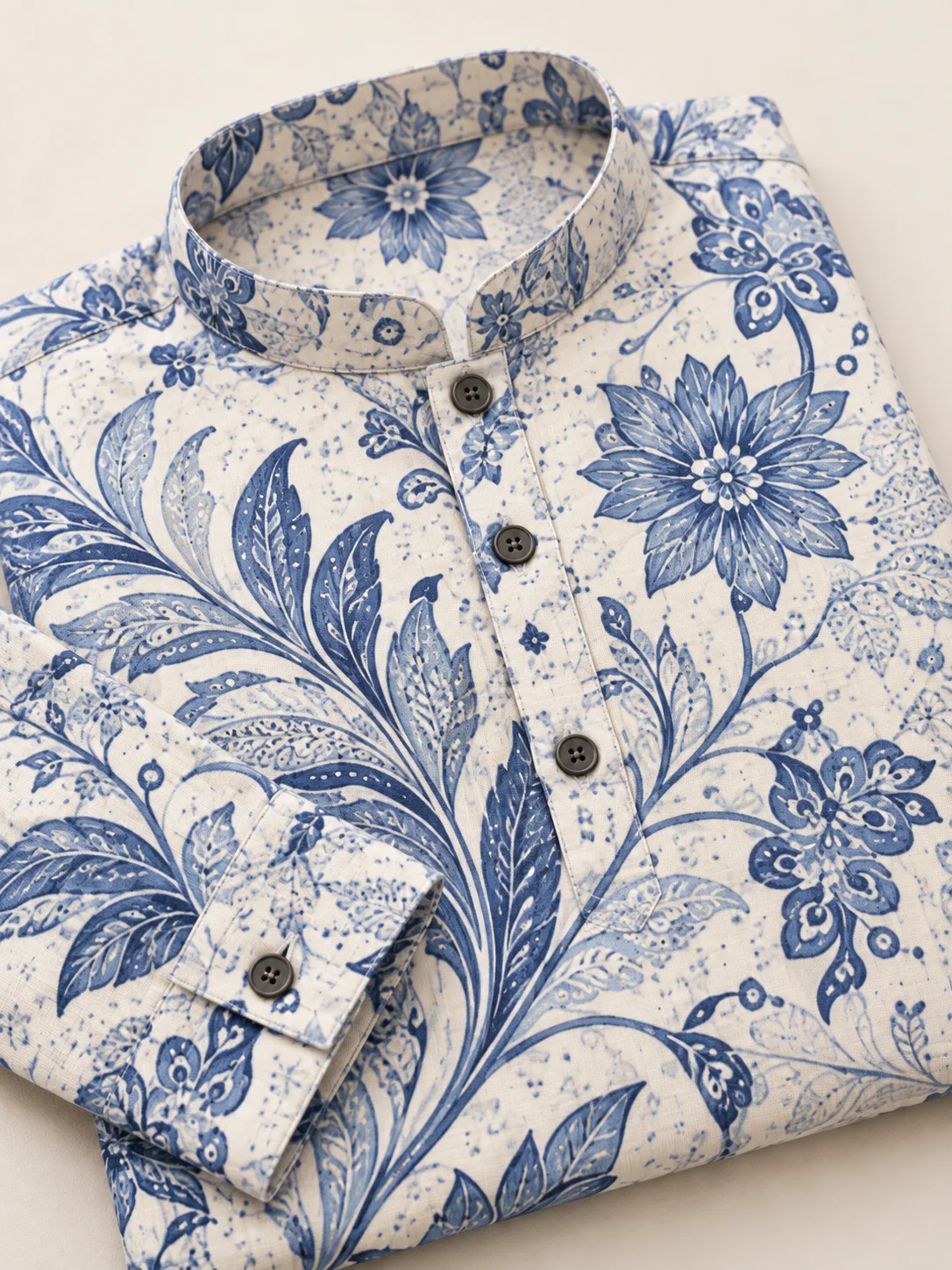 cendana biru batik kurta 3 cendana biru batik kurta 3