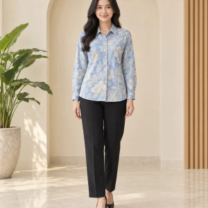 embun pagi batik blouse