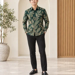 hutan zamrud long sleeve batik
