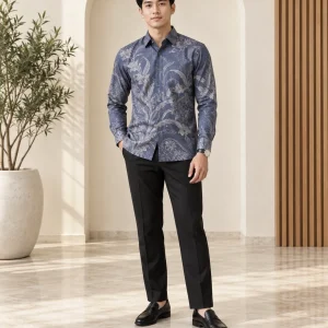 langit perak long sleeve batik
