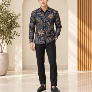 malam kenanga long sleeve batik