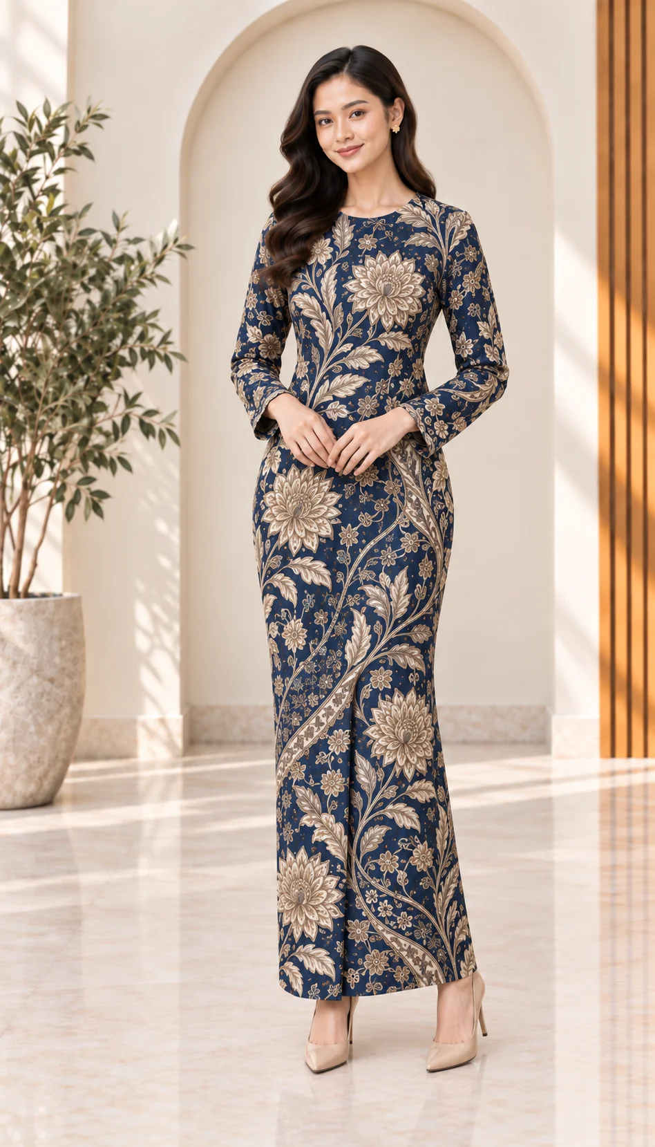 nusa seruni batik dress 2 nusa seruni batik dress 2