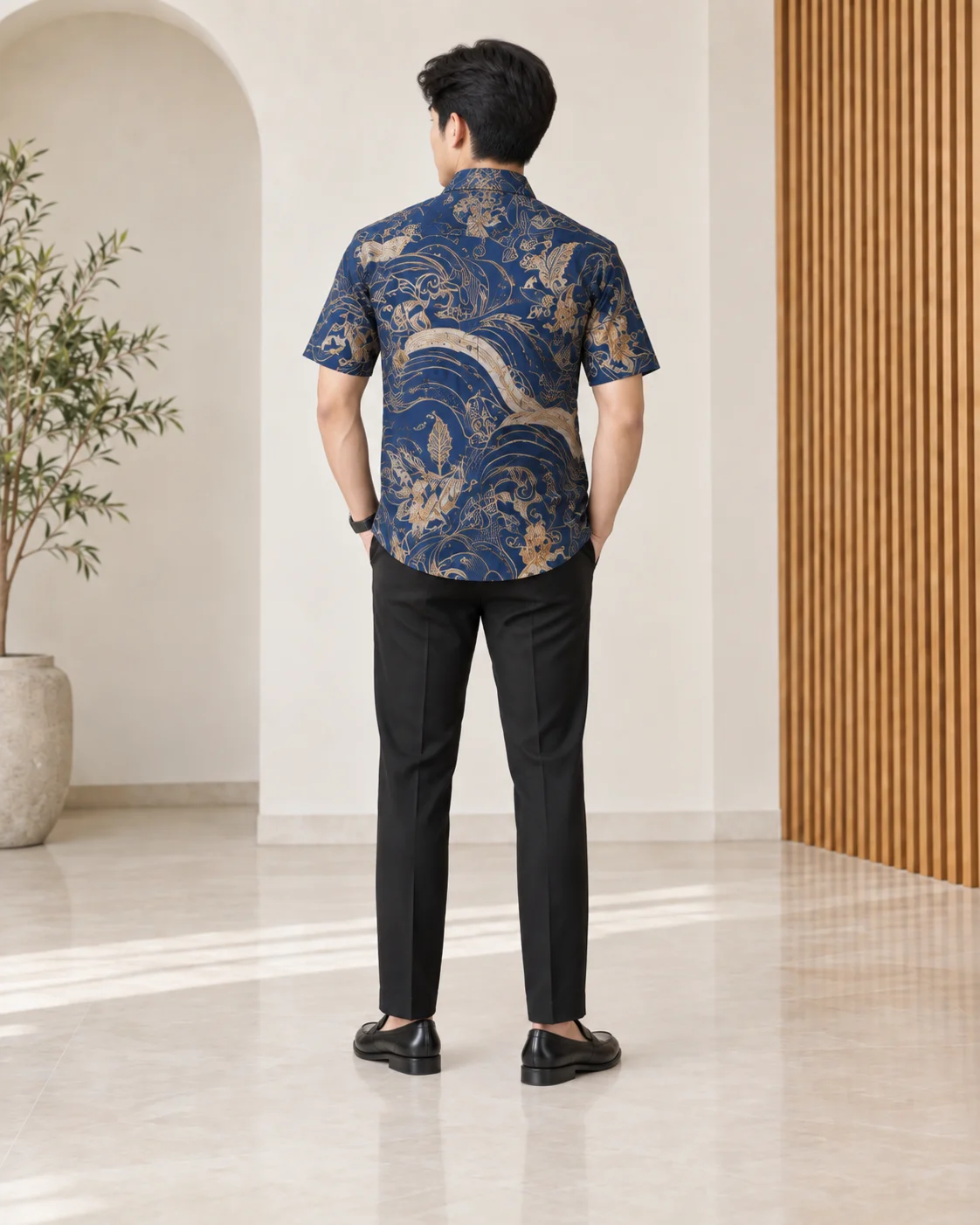 ombak nila men's batik shirt 2 ombak nila men's batik shirt 2