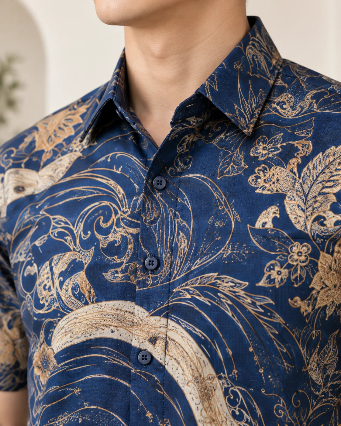 ombak nila men's batik shirt 3 ombak nila men's batik shirt 3