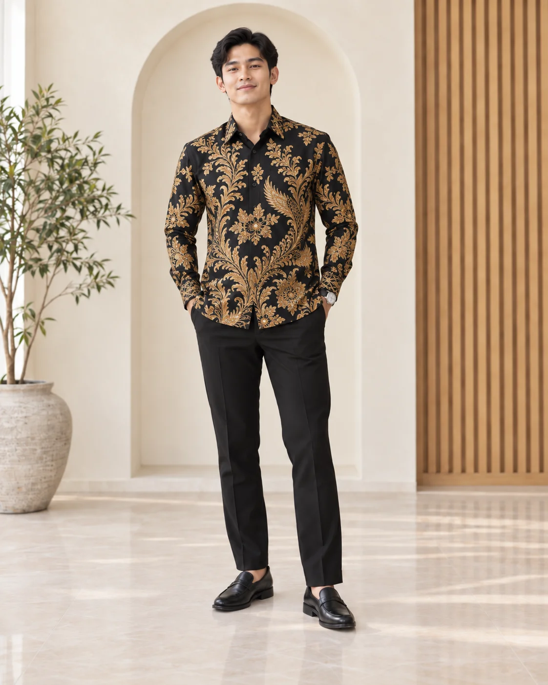pusaka emas long sleeve batik pusaka emas long sleeve batik