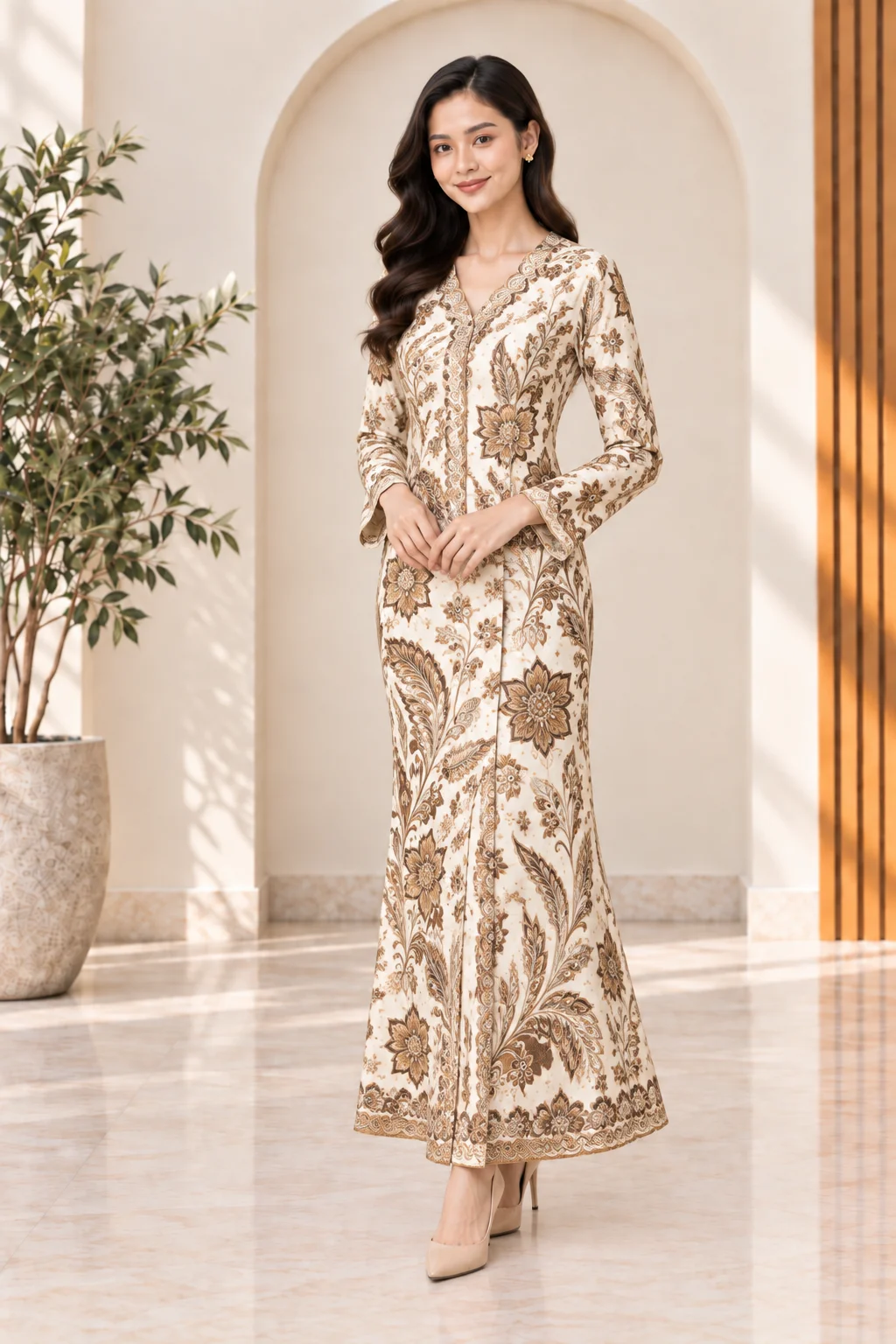 putih cendana batik dress 3 putih cendana batik dress 3