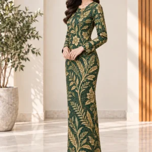rimba zamrud batik dress