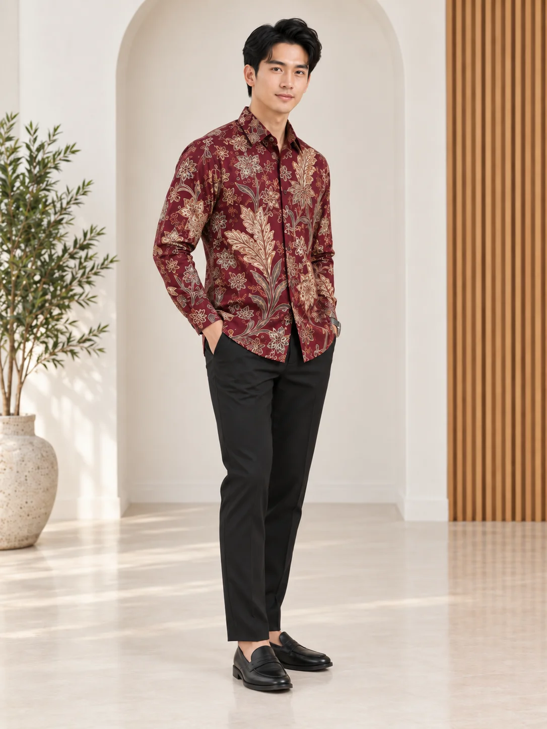 seri meranti long sleeve batik seri meranti long sleeve batik